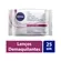 NIVEA LENCOS LIMPEZA HIDRAT C/25UN