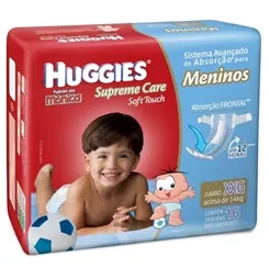 FRALDA HUGGIES SUPREME XXG MENINO C/16