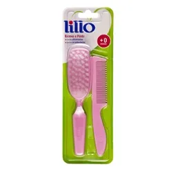 ESCOVA+PENTE LILLO ROSA