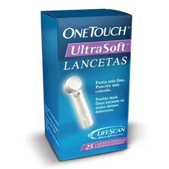 ONE TOUCH ULT SOFT C/25 LANCET