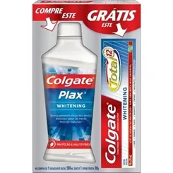 COLGATE WHITENING+PLAX 90G