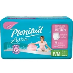 FRALDA PLENITUDE ACTIVE FEM P/M C/8