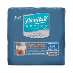 FRALDA PLENITUDE ACTIVE MASC C/8