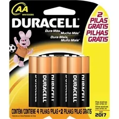 PILHA DURACEL AA ALC L6P4