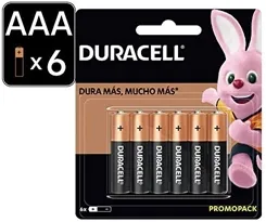 PILHA DURACEL AAA PALITO L6P4
