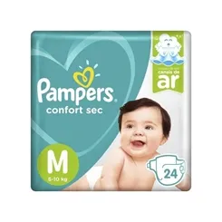 FRALDA PAMPERS T CONF M C/24