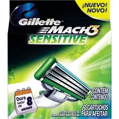 GILLETTE MACH 3 SENS CART.C/8