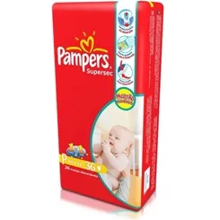 FRALDAPAMPERS PACOTAO P C/36