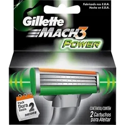 GILLETTE MACH 3 POWER CART.C/2