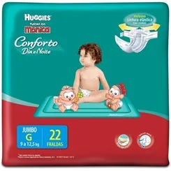 FRALDA MONICA NOTURNA JUMBO G