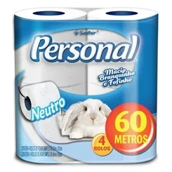 PAPEL HIGIENICO PERSONAL 60M C/4