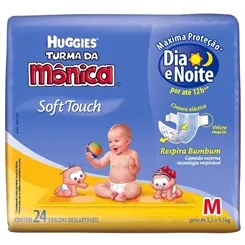 FRALDA MONICA SOFT TOUCH M C/24