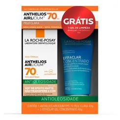 ANTHELIOS AIRLICIUM FPS 70/40G CLARA + EFFACLAR GEL 40G