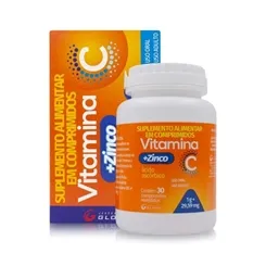 VITAMINA C+ZINCO C/30 CPR GLOBO