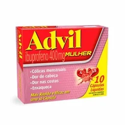 ADVIL MULHER 400MG C/10 CPS