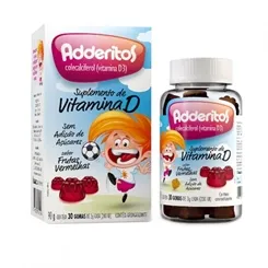 ADDERITOS FRASCO C/30 GOMAS