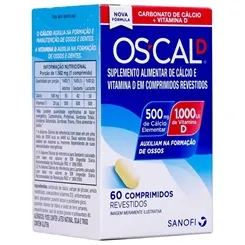 OSCAL D 500MG+1000UI C/60