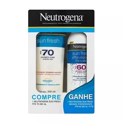 NEUTROGENA SUN FPS 70 200ML+MOUSSE 200ML