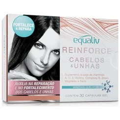 EQUALIV REINFORCE CABELOS E UNHAS C/30 CPS