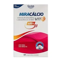 MIRACALCIO VIT D 600MG+400UI C/60 CPR GEOLAB