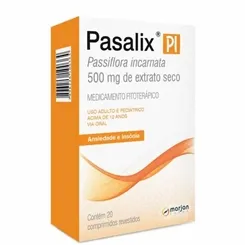 PASALIX PI 500MG CX 20 COMP
