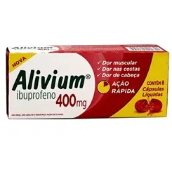 ALIVIUM 400MG CX 8 CAP