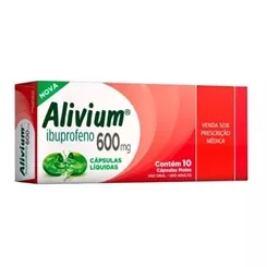 ALIVIUM 600MG CX 10 CAP