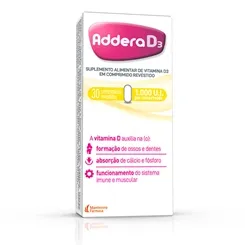 ADDERA D3 1000 UI C/30 CPR