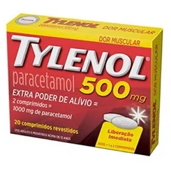 TYLENOL 500MG C/20 CPR