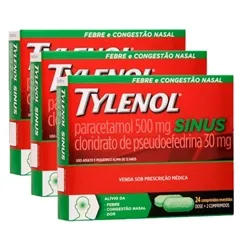 TYLENOL SINUS 500MG/24