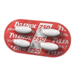 TYLENOL 750MG ENV/4
