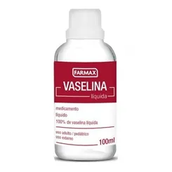 VASELINA LIQ 100ML FARMAX