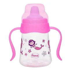 CANECA APREND.FIONA 180ML ROSA.