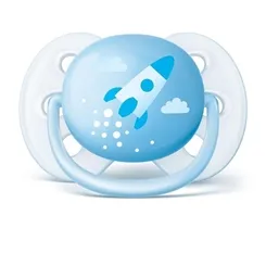 CHUPETA AVENT ULTRA SOFT C/1 AZUL 0-6M.