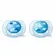 CHUPETA AVENT ULTRA SOFT C/2 AZUL 6-18M.