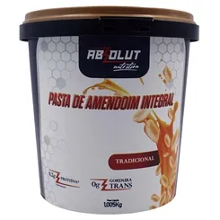 PASTA DE AMENDOIM INTEGRAL TRADICIONAL 1,005KG ABSOLUT